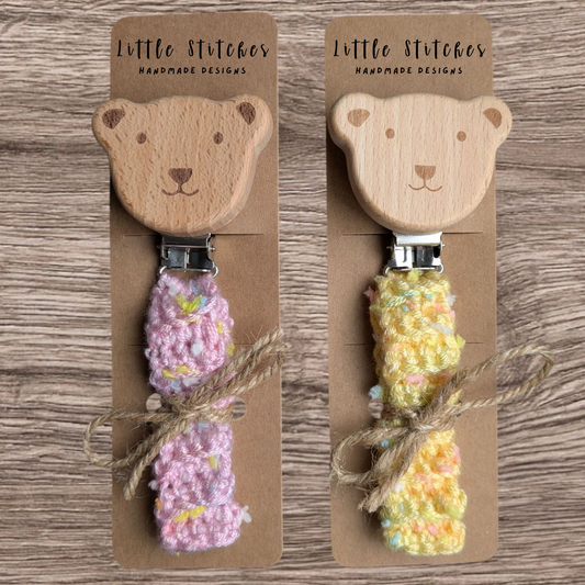 Bear Pacifier Clip