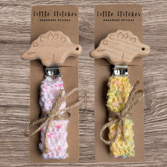 Dino Pacifier Clip