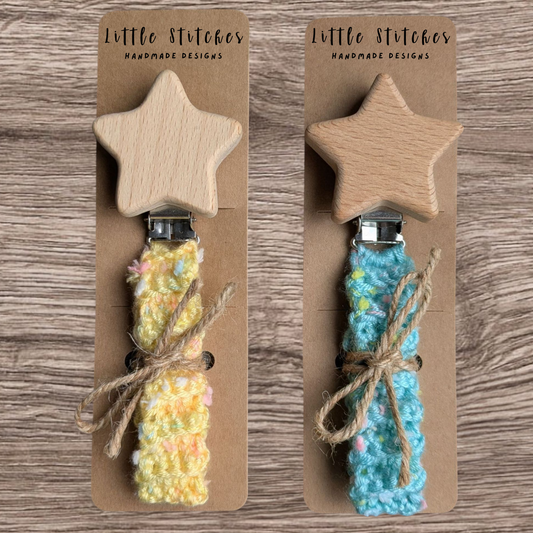 Star Pacifier Clip