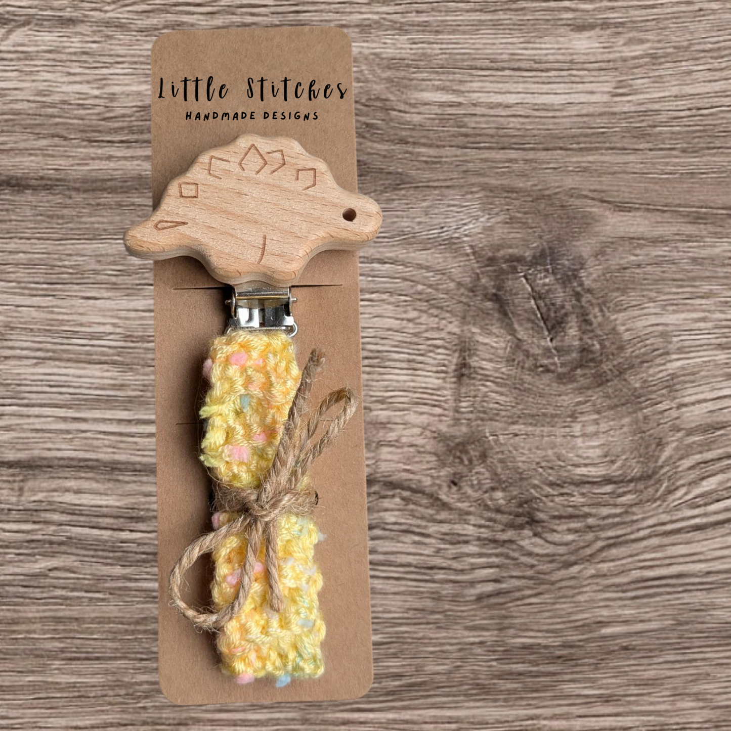 Dino Pacifier Clip