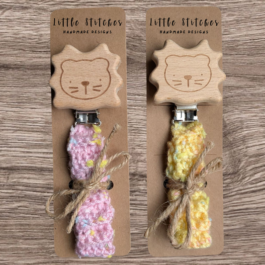 Lion Pacifier Clip