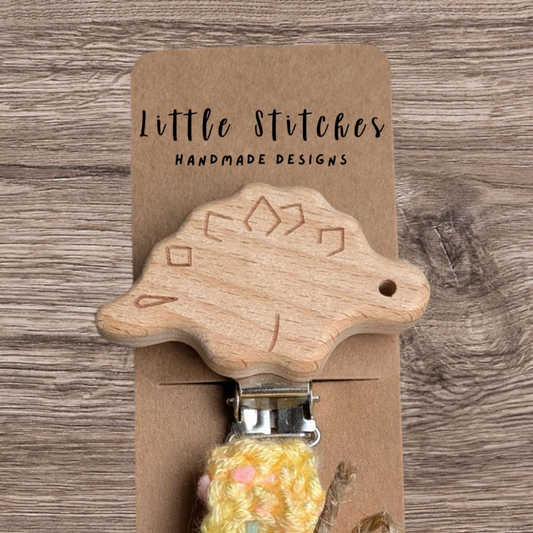 Dino Pacifier Clip