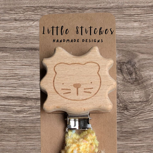 Lion Pacifier Clip