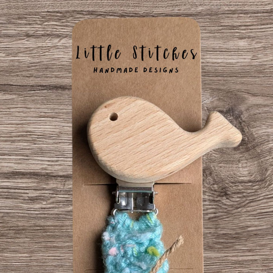 Whale Pacifier Clip