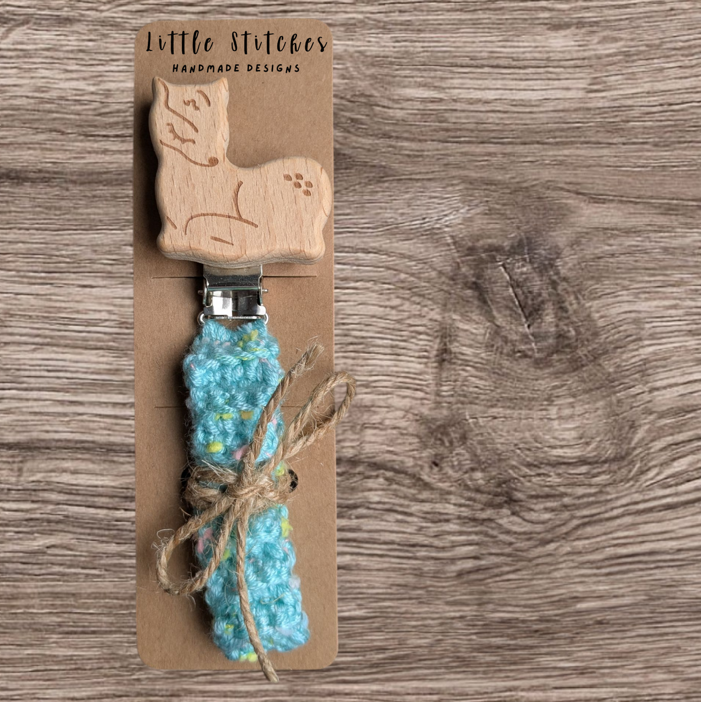 Fawn Pacifier Clip