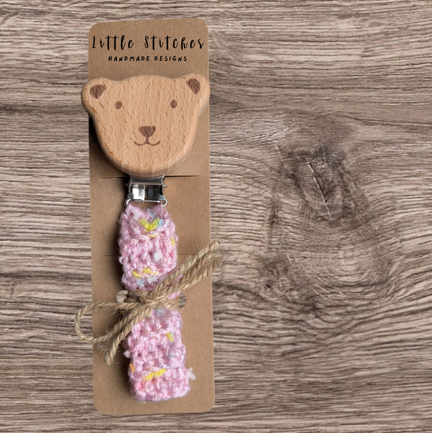 Bear Pacifier Clip