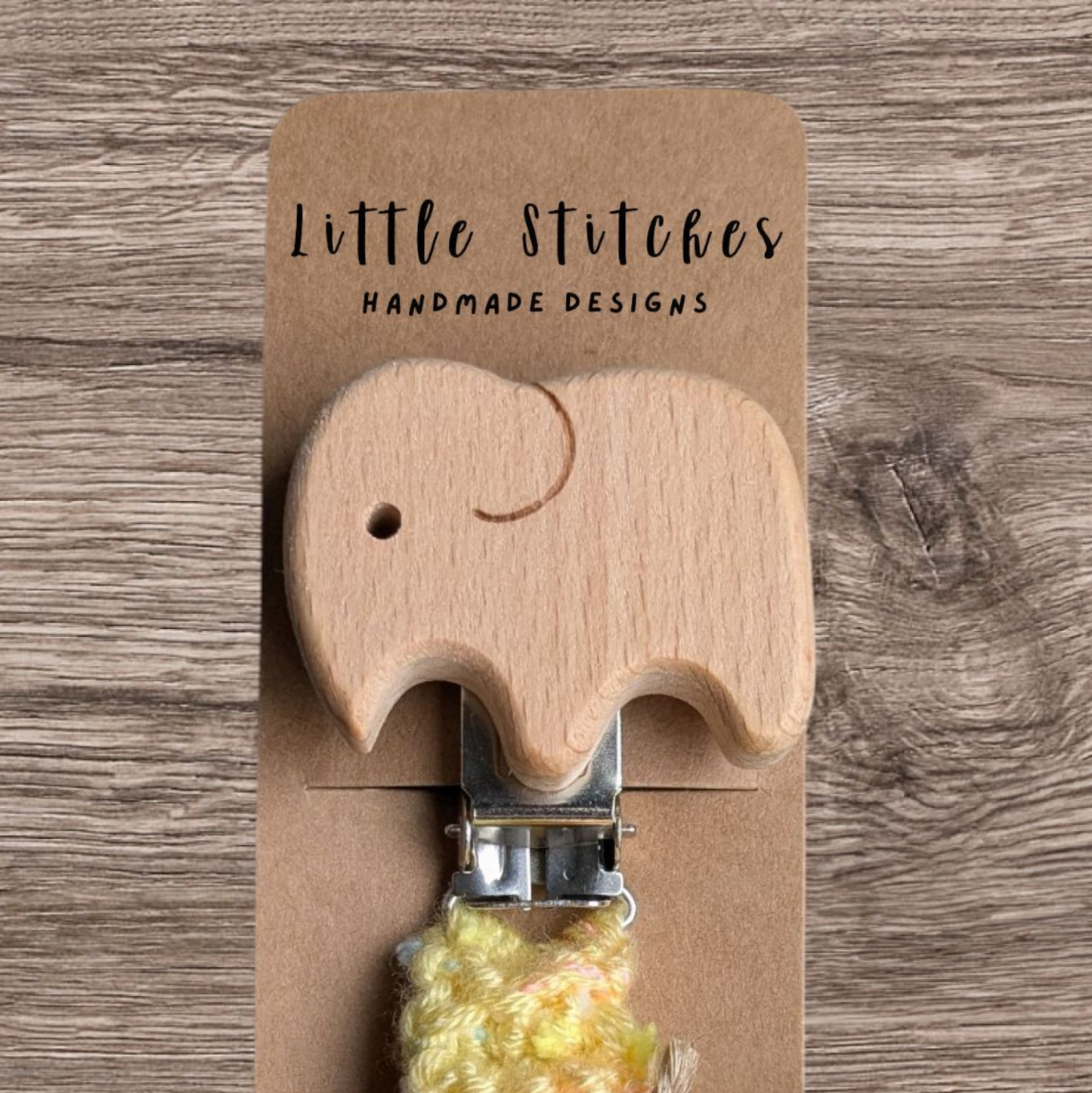 Elephant Pacifier Clip