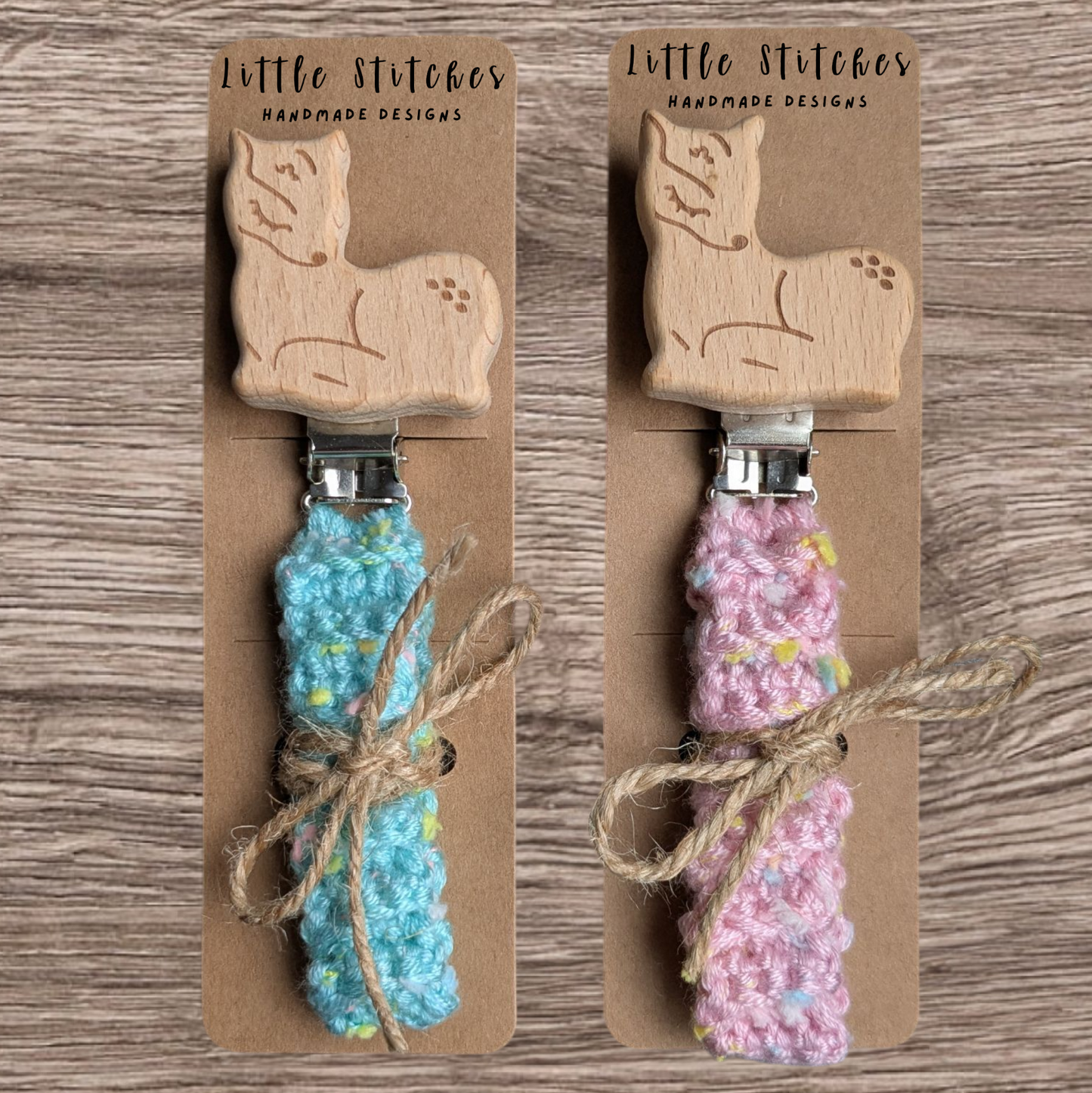Fawn Pacifier Clip