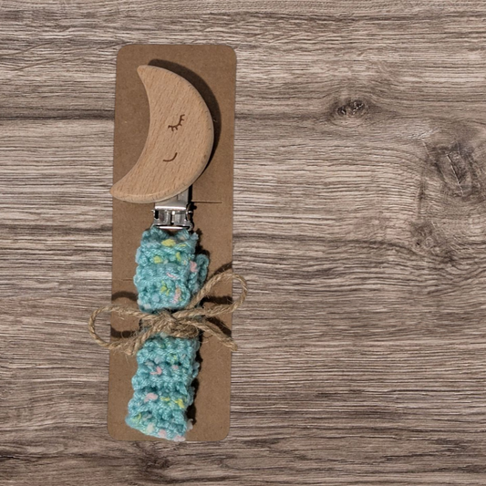 Moon Pacifier Clip