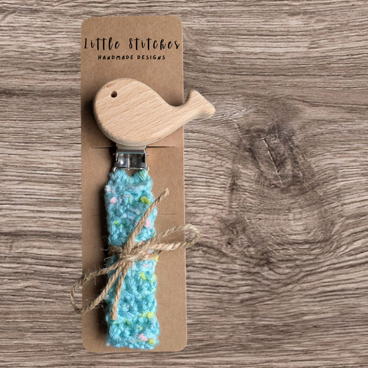 Whale Pacifier Clip