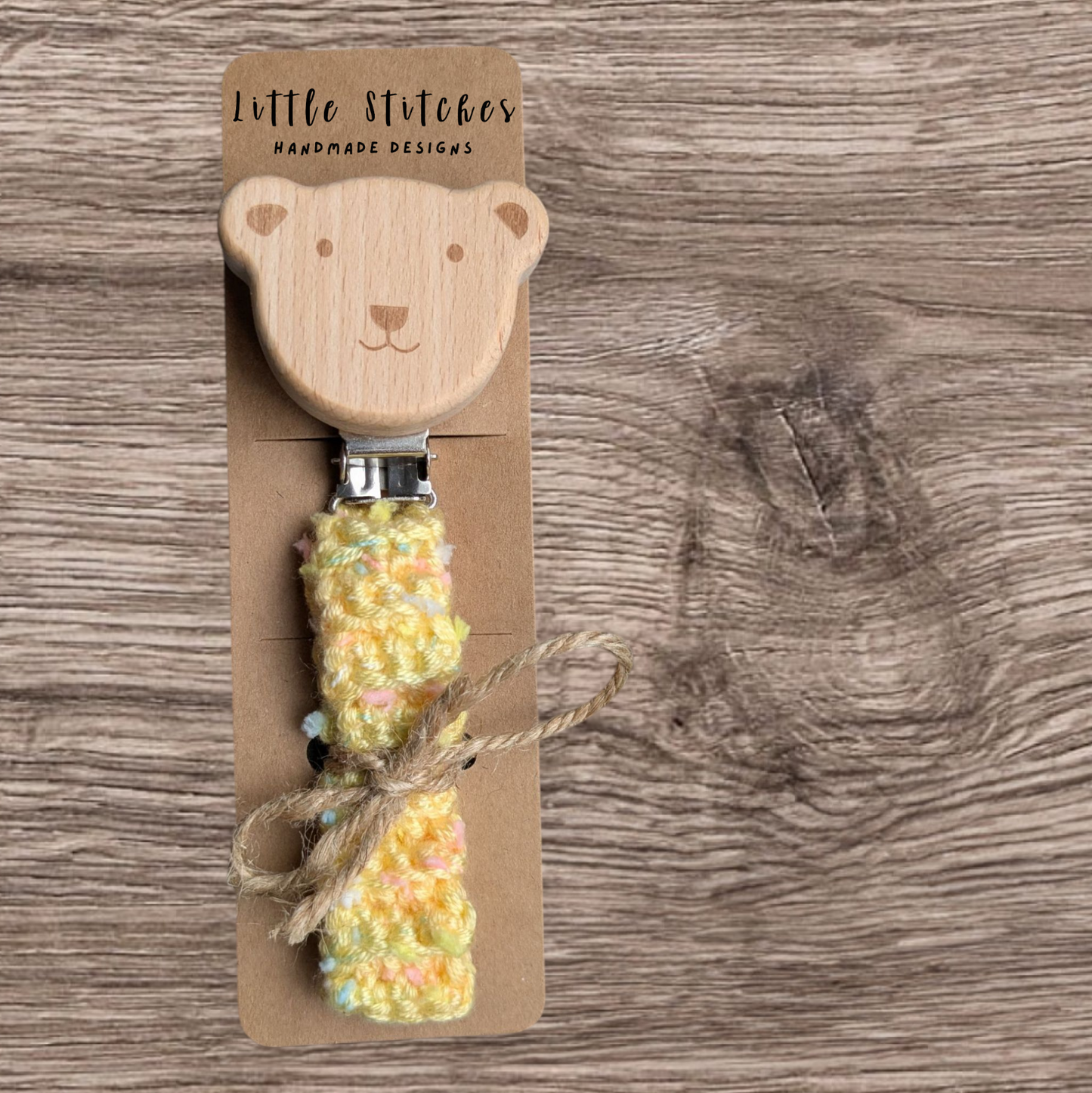 Bear Pacifier Clip
