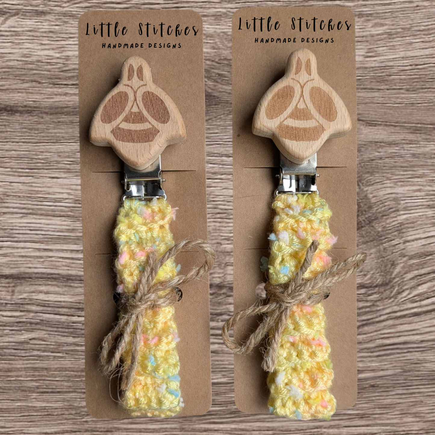 Bee Pacifier Clip