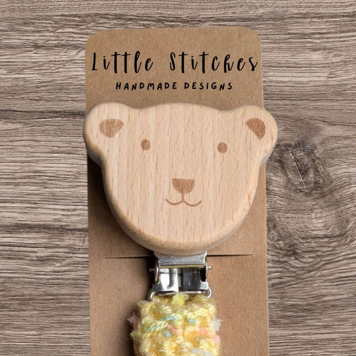 Bear Pacifier Clip