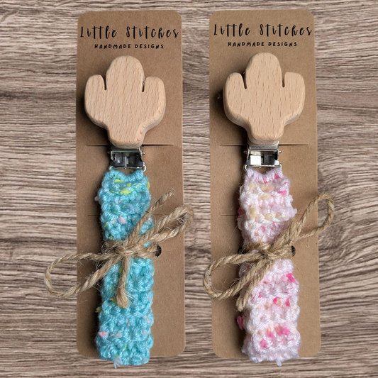 Cactus Pacifier Clip
